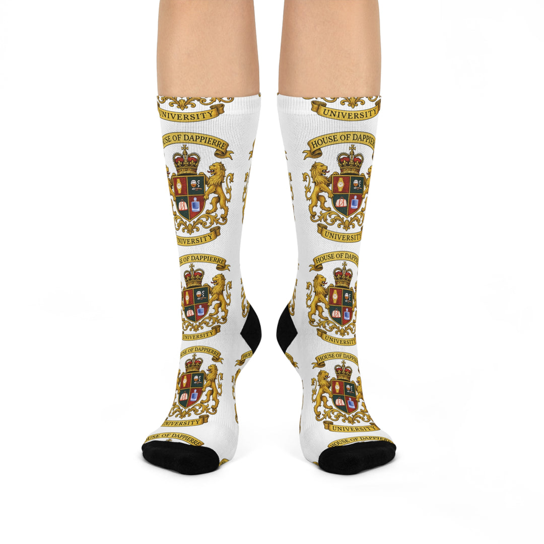 House of Dappierre University - Crested Crew Socks