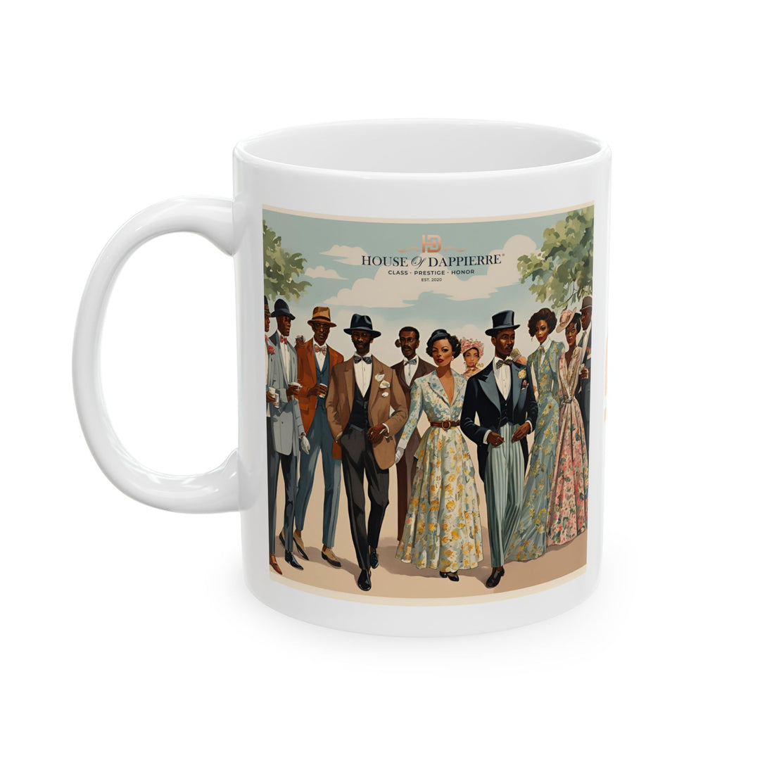 House of Dappierre EVERYDAY Collection Vintage-Inspired Ceramic Mug
