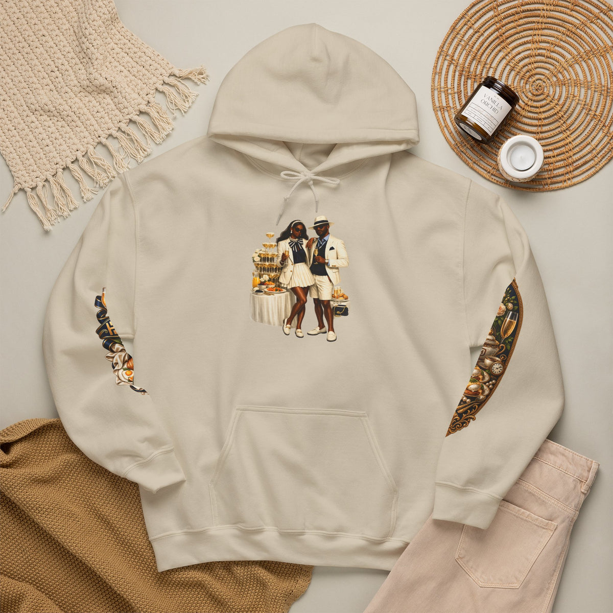 Dappierre Brunch Society Luxury Hoodie Pullover