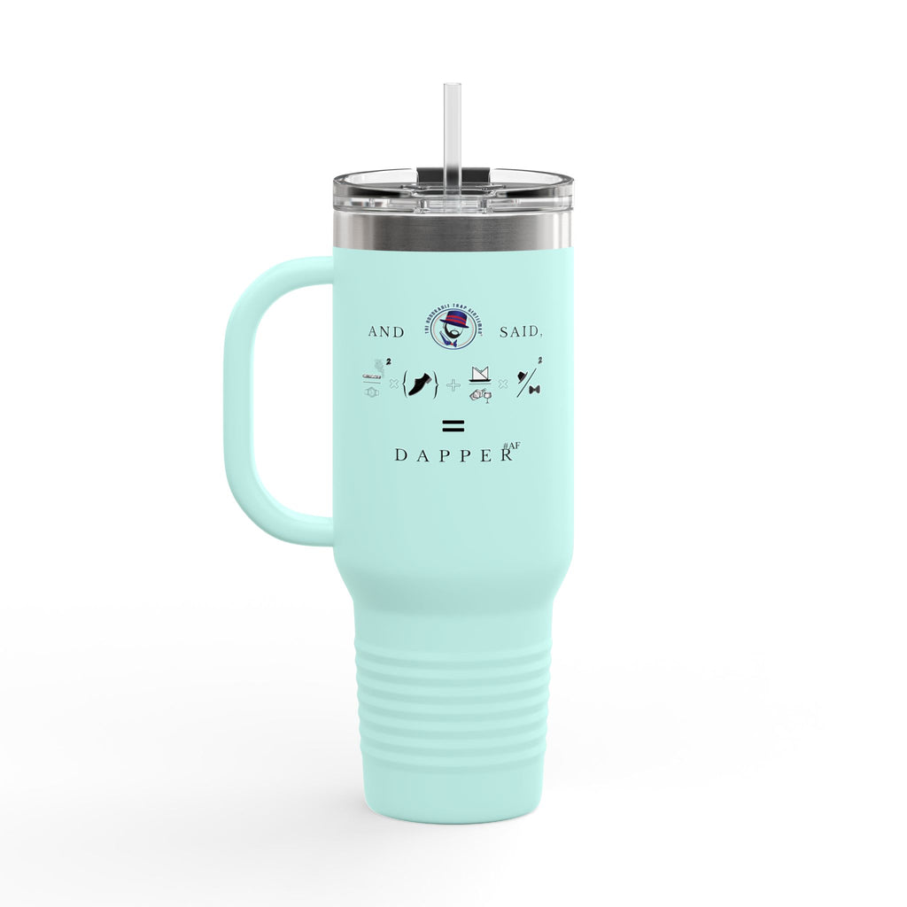House of Dappierre Everyday Collection Insulated Travel Mug, 40oz, Perfect Gift for Coffee Lovers, Wedding Favors, Road Trips