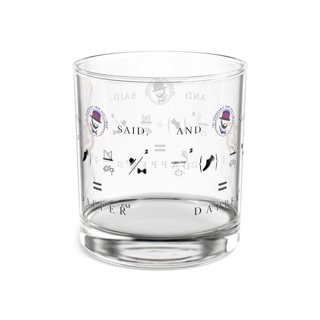 House of Dappierre EVERYDAY Collection Dapper Rocks Glass | 10oz | Perfect Gift for Whiskey Lovers