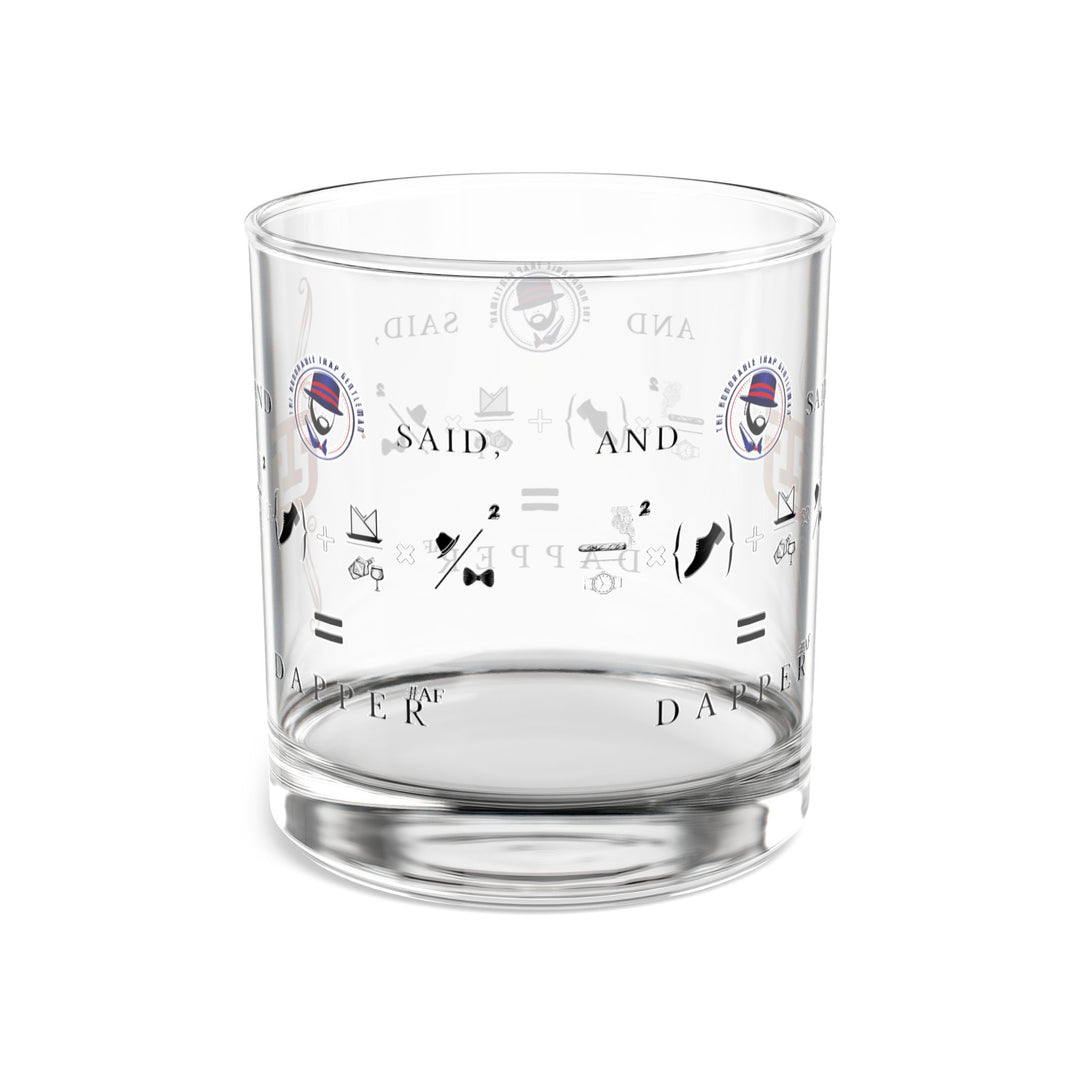 House of Dappierre EVERYDAY Collection Dapper Rocks Glass | 10oz | Perfect Gift for Whiskey Lovers