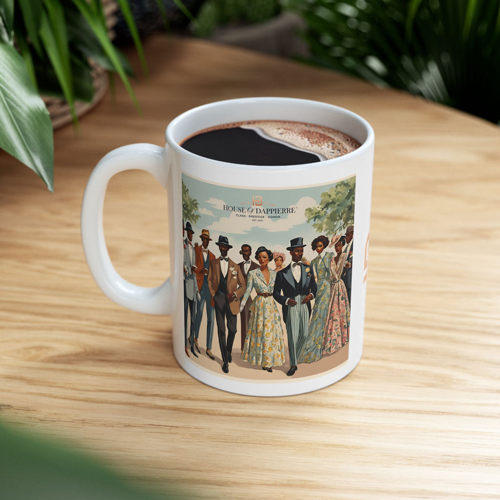 House of Dappierre EVERYDAY Collection Vintage-Inspired Ceramic Mug