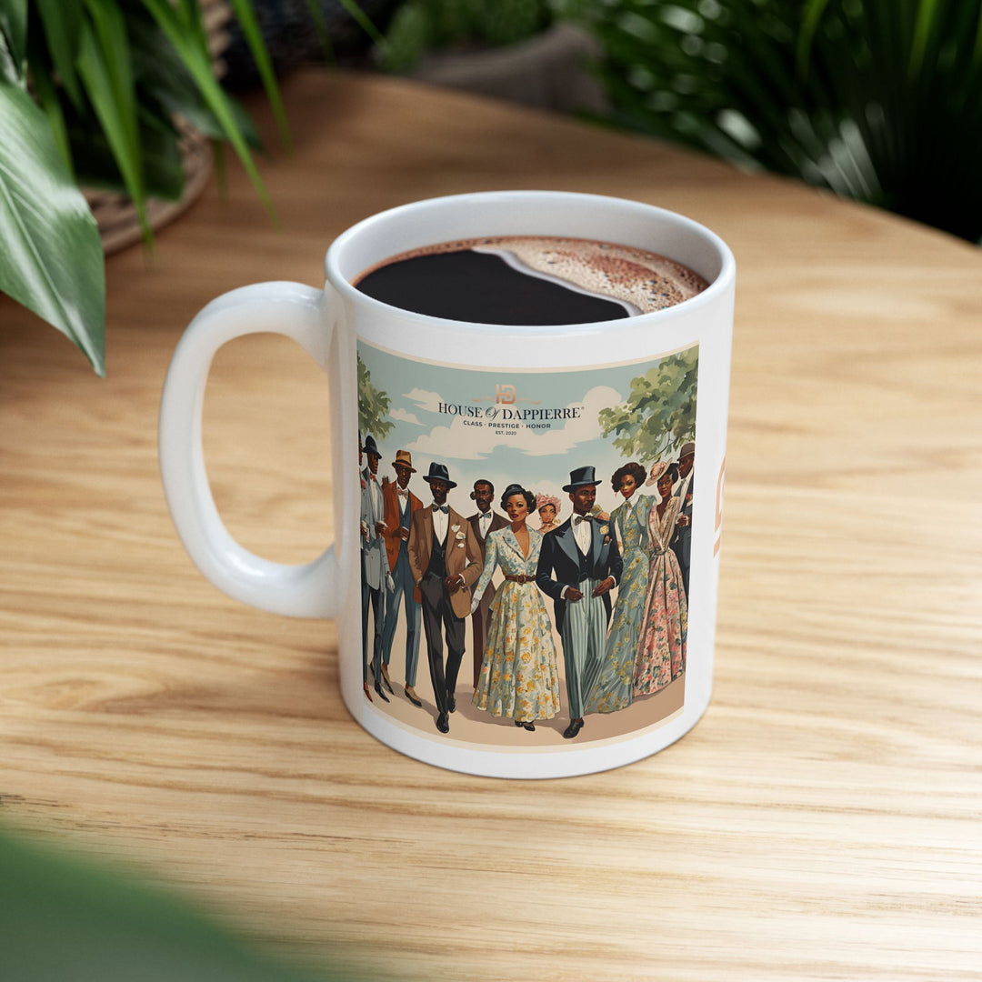 House of Dappierre EVERYDAY Collection Vintage-Inspired Ceramic Mug