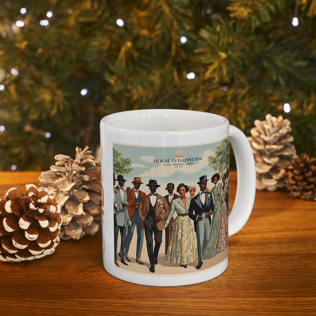 House of Dappierre EVERYDAY Collection Vintage-Inspired Ceramic Mug