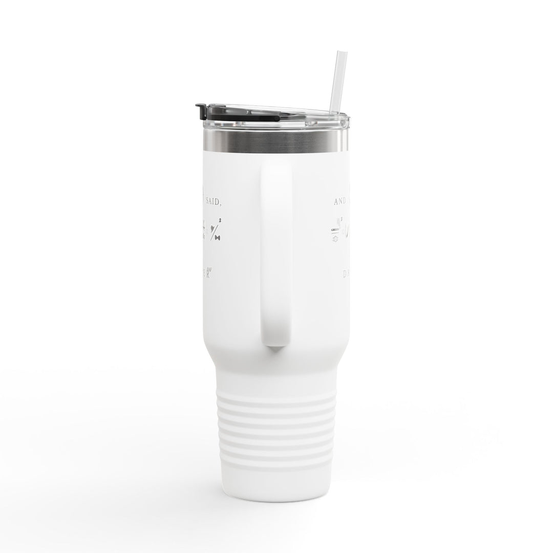 House of Dappierre Everyday Collection Insulated Travel Mug, 40oz, Perfect Gift for Coffee Lovers, Wedding Favors, Road Trips