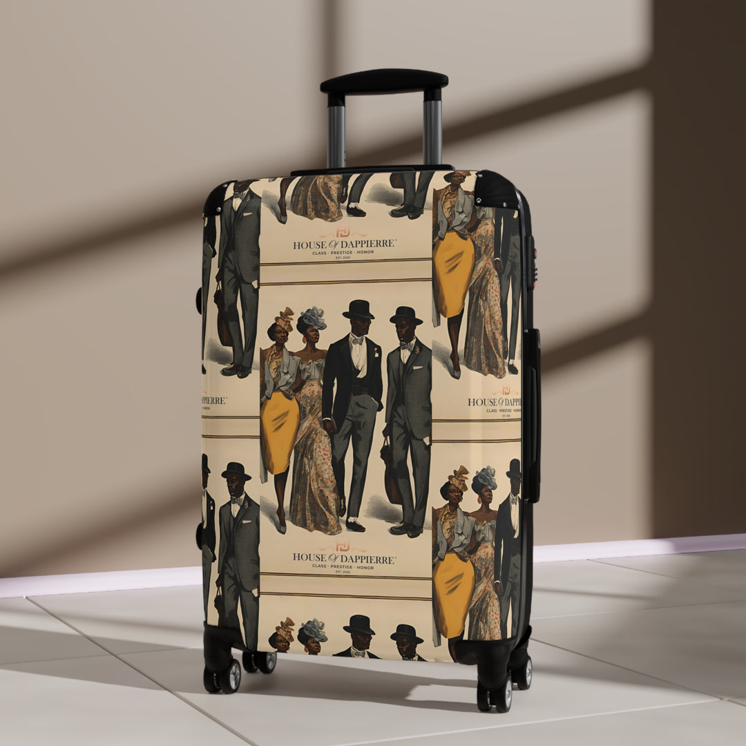 House of Dappierre EVERYDAY Collection Vintage-Inspired Travel Suitcase with Historical Design Volume II