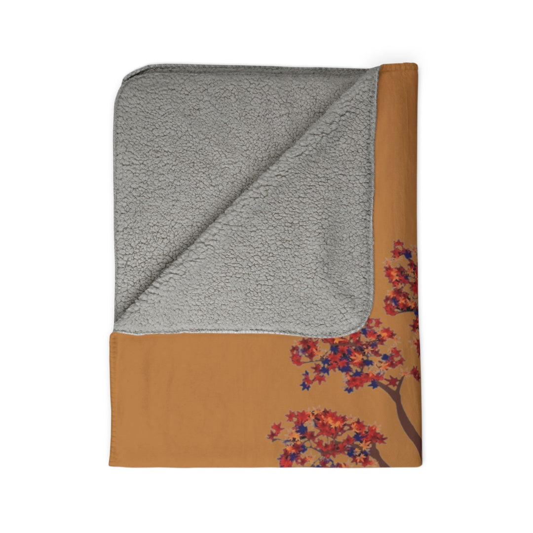 House of Dappierre HTG Tree Sherpa Blanket