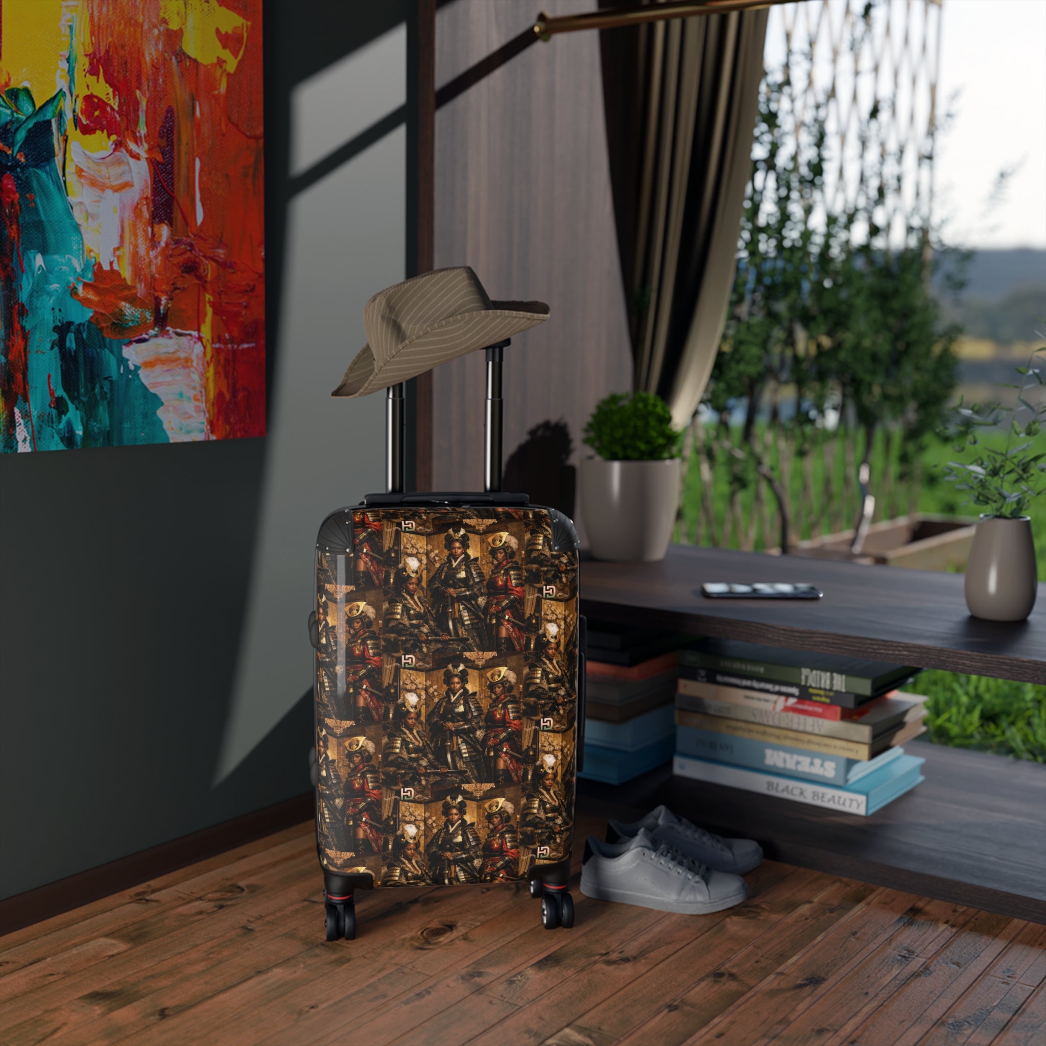 House of Dappierre EVERYDAY Collection Black Samurai Suitcase