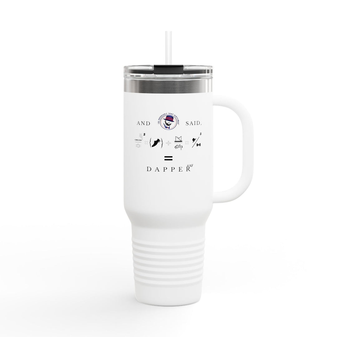 House of Dappierre Everyday Collection Insulated Travel Mug, 40oz, Perfect Gift for Coffee Lovers, Wedding Favors, Road Trips