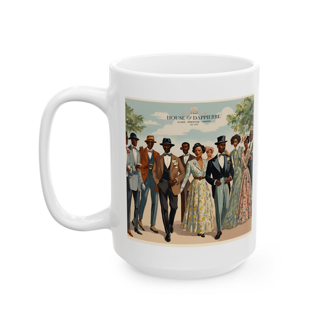 House of Dappierre EVERYDAY Collection Vintage-Inspired Ceramic Mug