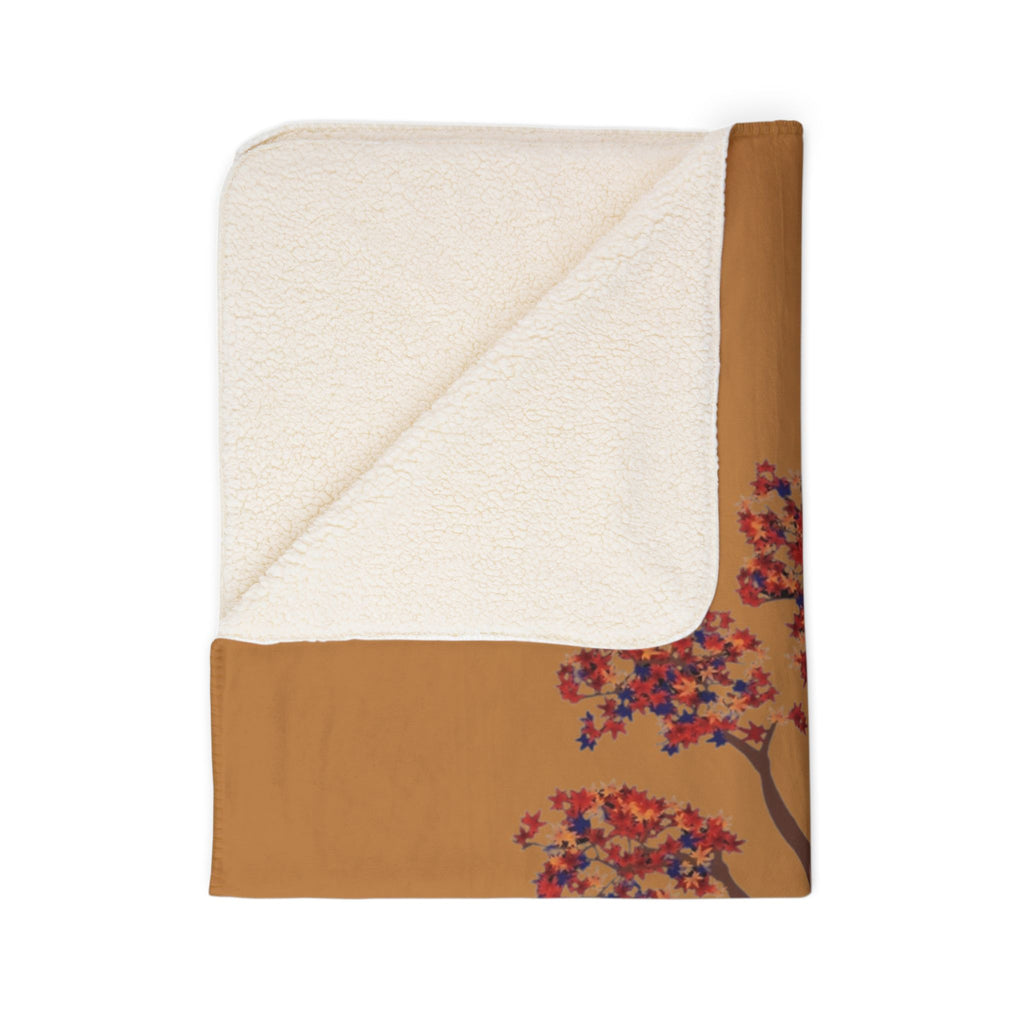 House of Dappierre HTG Tree Sherpa Blanket