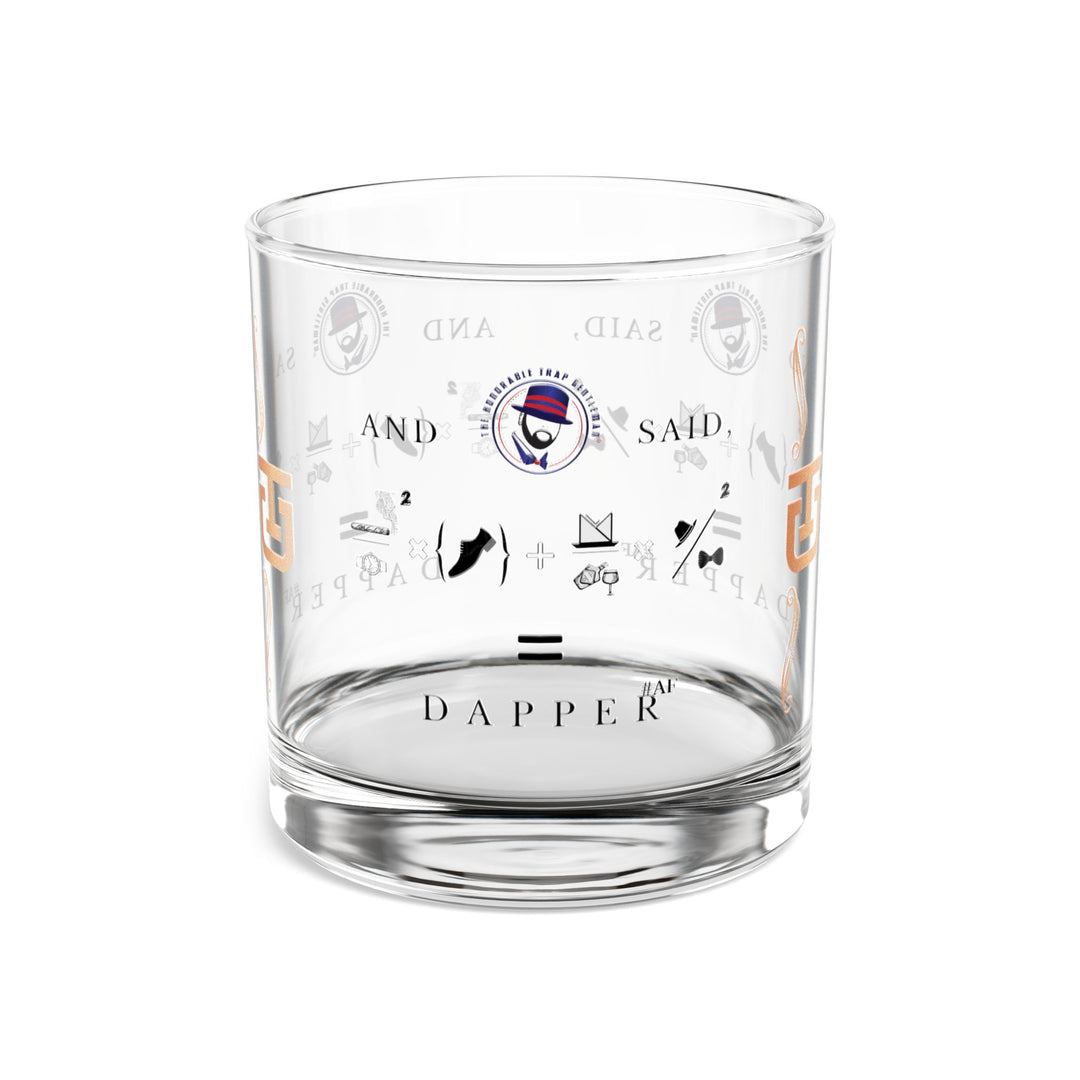 House of Dappierre EVERYDAY Collection Dapper Rocks Glass | 10oz | Perfect Gift for Whiskey Lovers