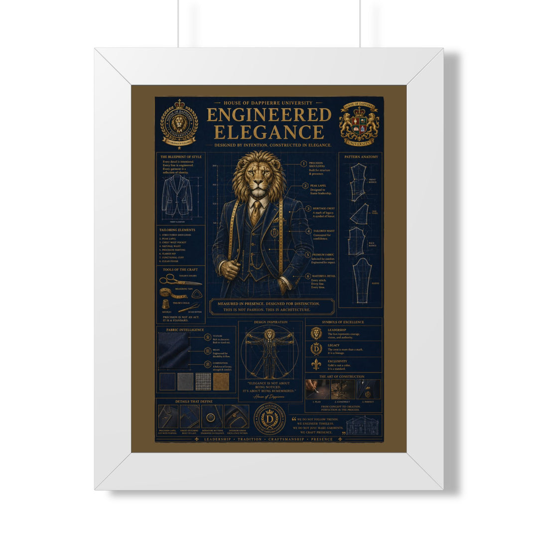 House of Dappierre University Lion Gentleman's Tailoring Blueprint