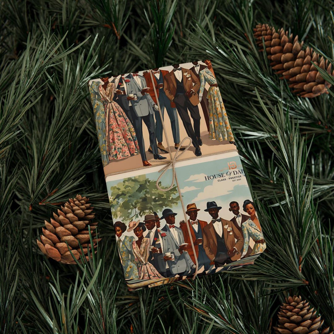 House of Dappierre EVERYDAY Retro Floral Dress Gift Wrap