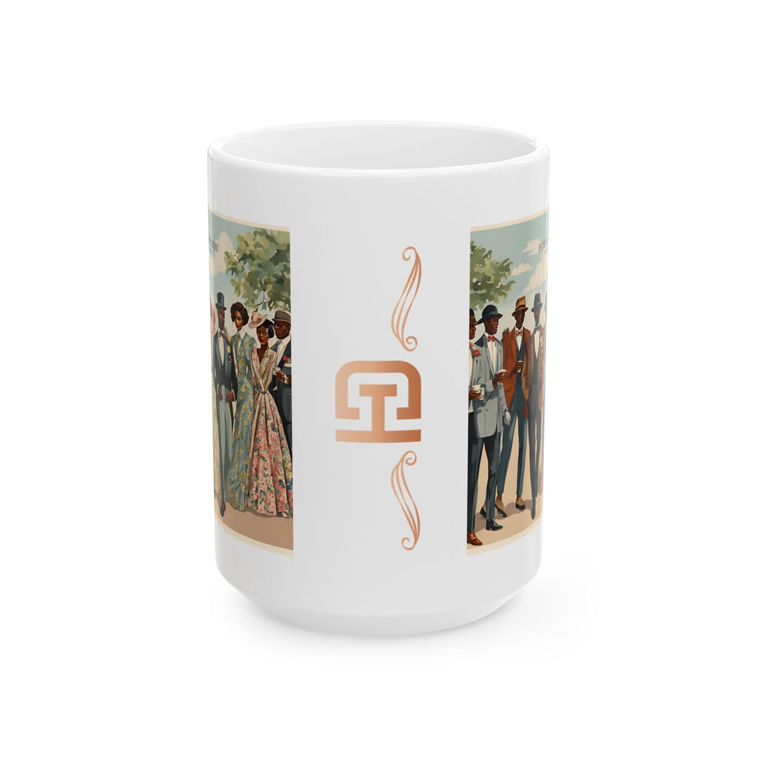 House of Dappierre EVERYDAY Collection Vintage-Inspired Ceramic Mug