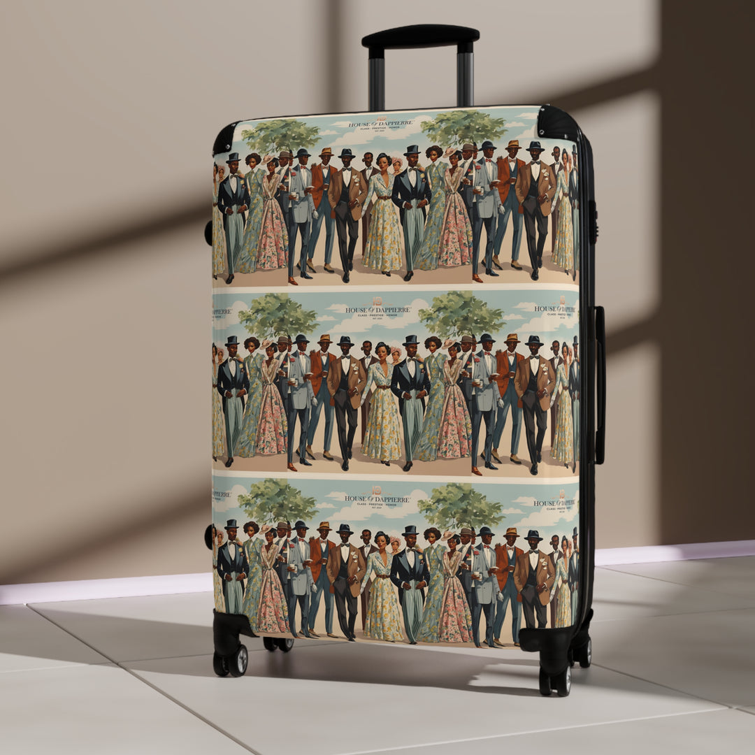 House of Dappierre EVERYDAY Collection Vintage-Inspired Travel Suitcase with Historical Design