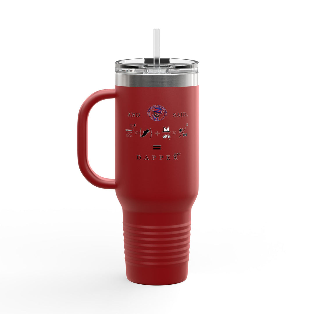 House of Dappierre Everyday Collection Insulated Travel Mug, 40oz, Perfect Gift for Coffee Lovers, Wedding Favors, Road Trips