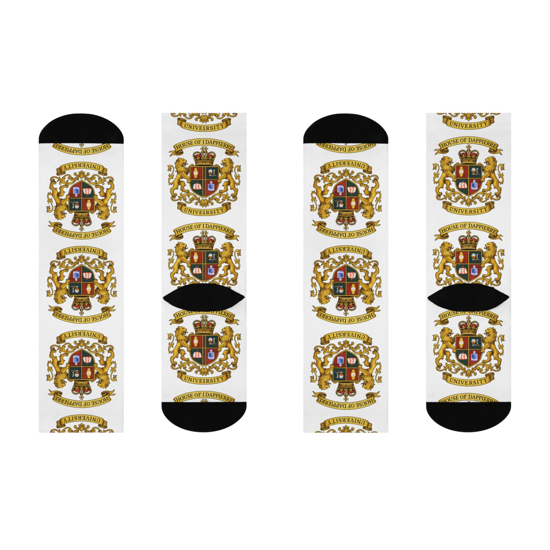 House of Dappierre University - Crested Crew Socks