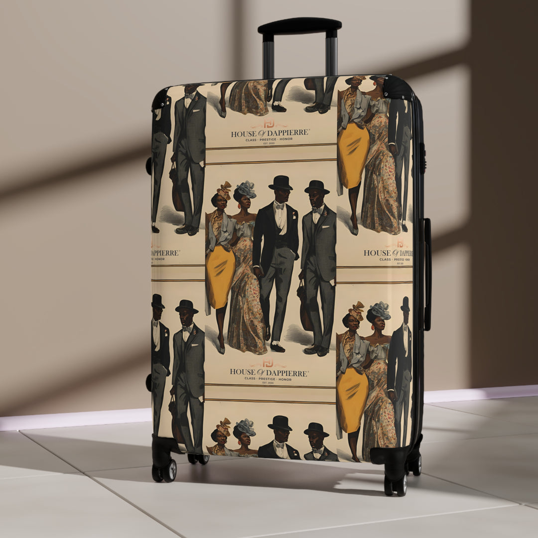 House of Dappierre EVERYDAY Collection Vintage-Inspired Travel Suitcase with Historical Design Volume II