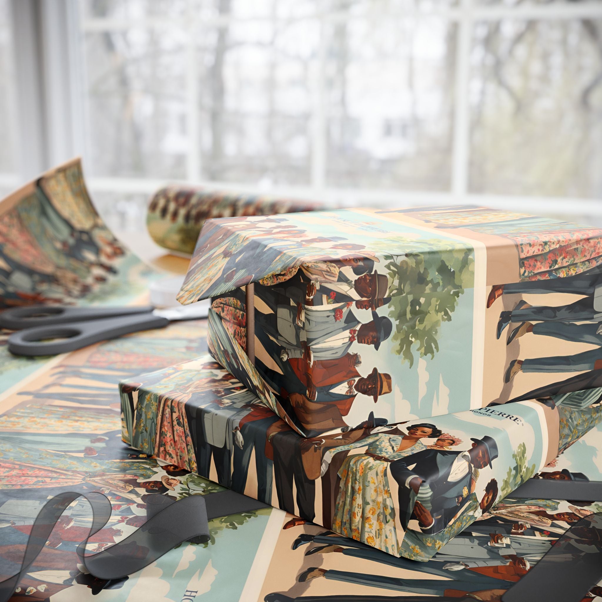 House of Dappierre EVERYDAY Retro Floral Dress Gift Wrap