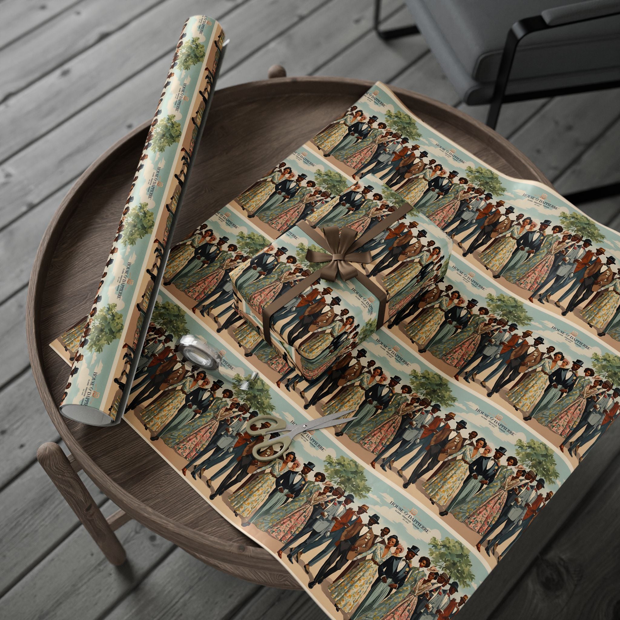 House of Dappierre EVERYDAY Retro Floral Dress Gift Wrap