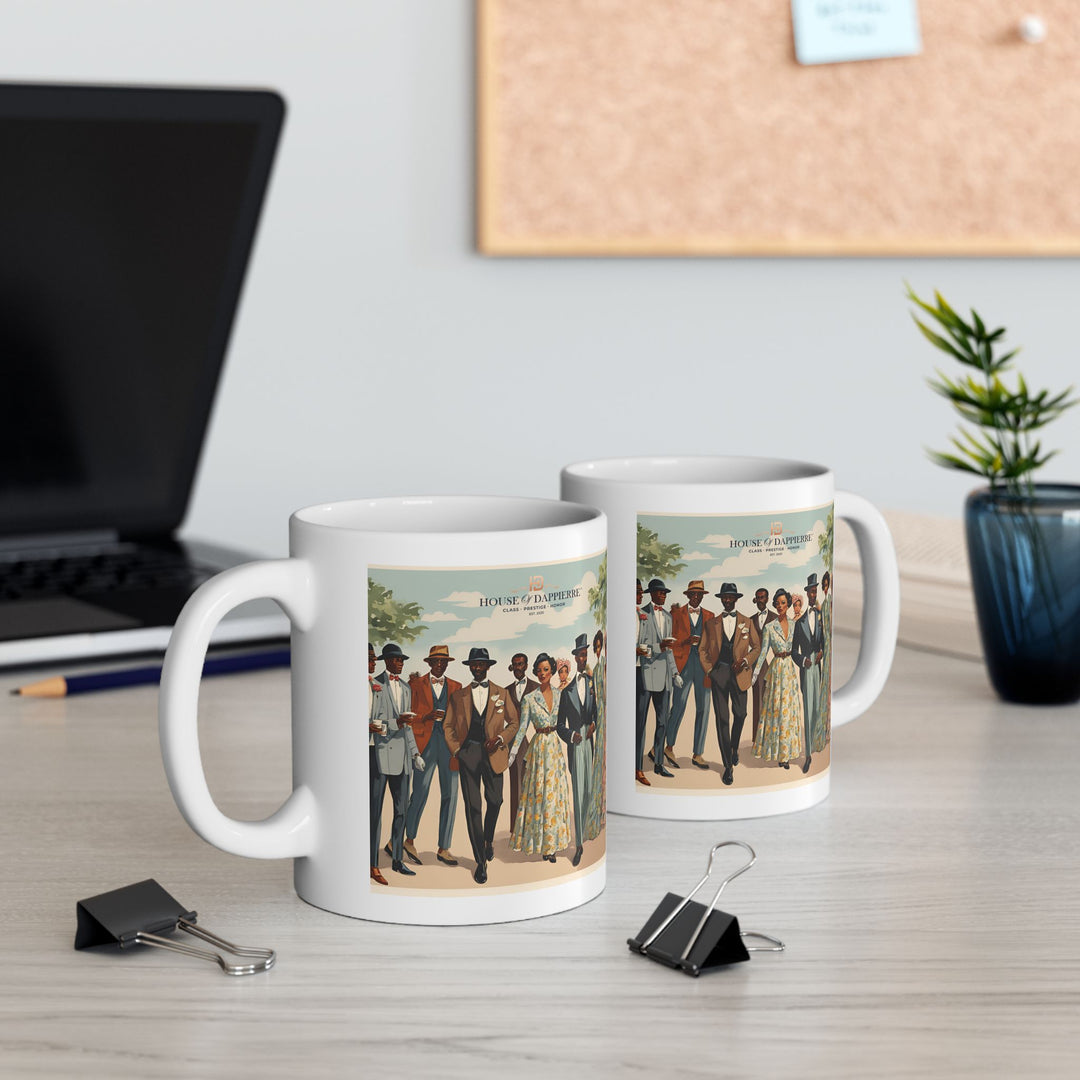 House of Dappierre EVERYDAY Collection Vintage-Inspired Ceramic Mug