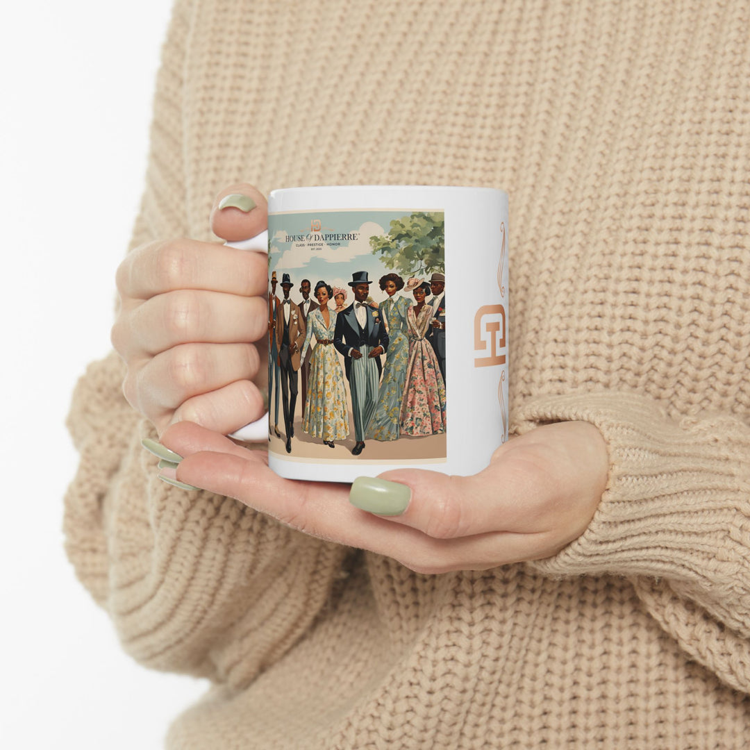 House of Dappierre EVERYDAY Collection Vintage-Inspired Ceramic Mug