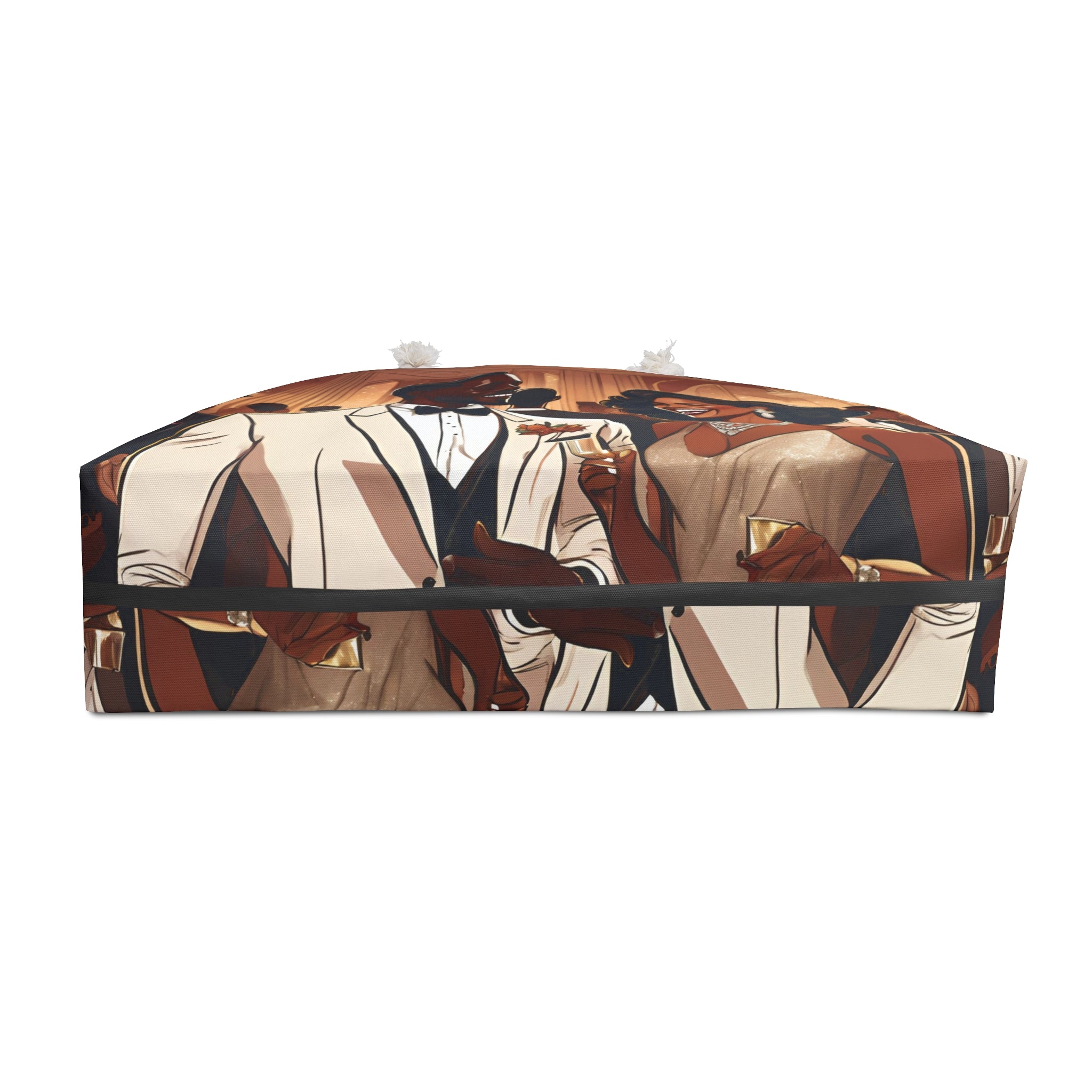 House of Dappierre Elegant Black-Tie Weekender Bag
