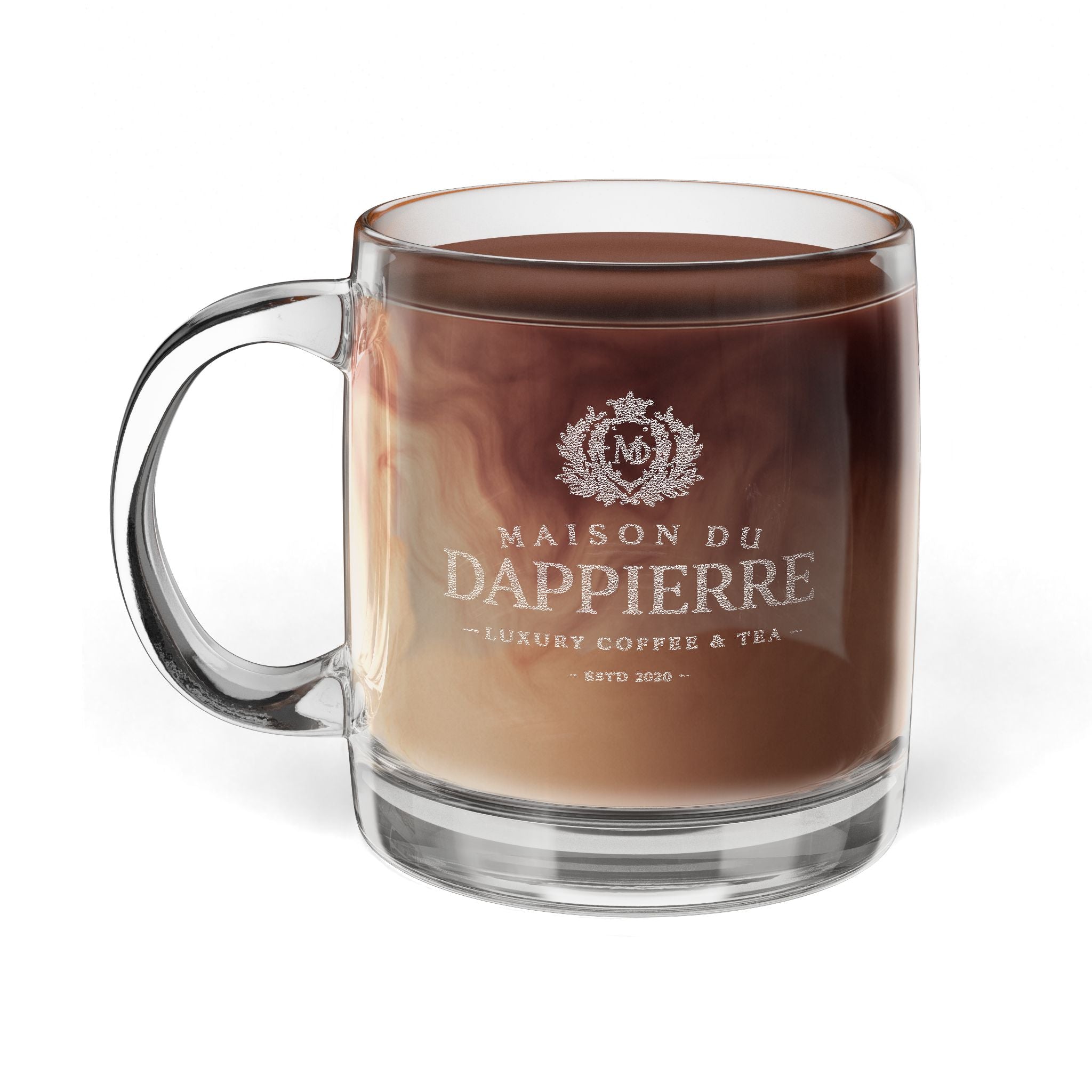 Maison Du Dappierre Glass Coffee Mug