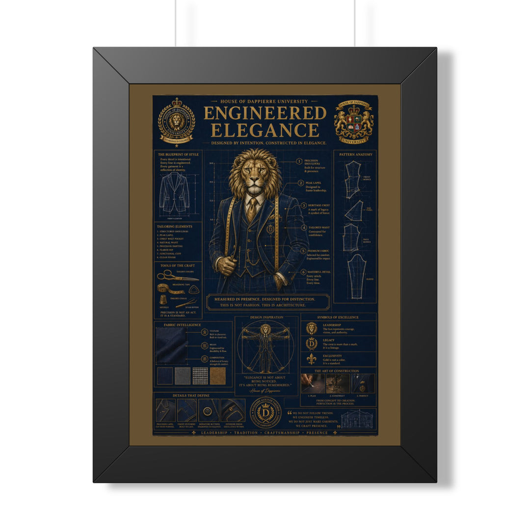 House of Dappierre University Lion Gentleman's Tailoring Blueprint