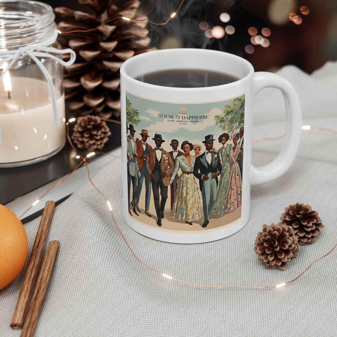 House of Dappierre EVERYDAY Collection Vintage-Inspired Ceramic Mug