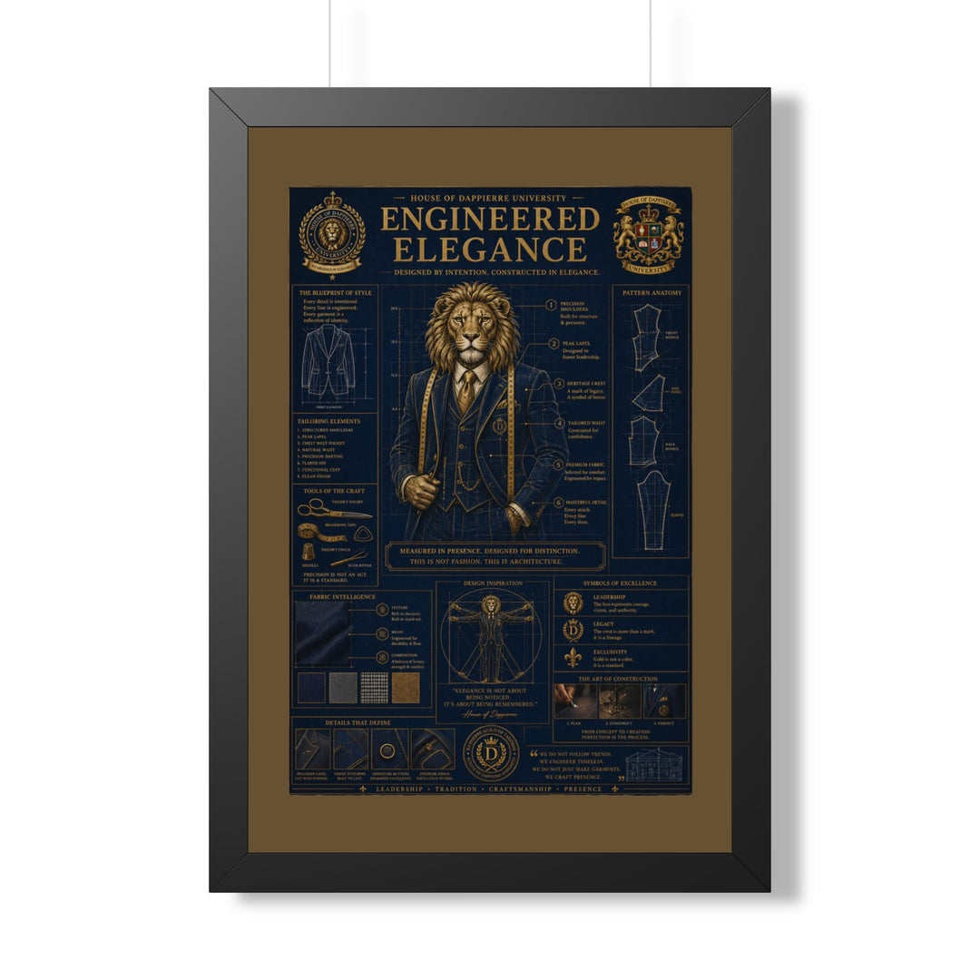 House of Dappierre University Lion Gentleman's Tailoring Blueprint