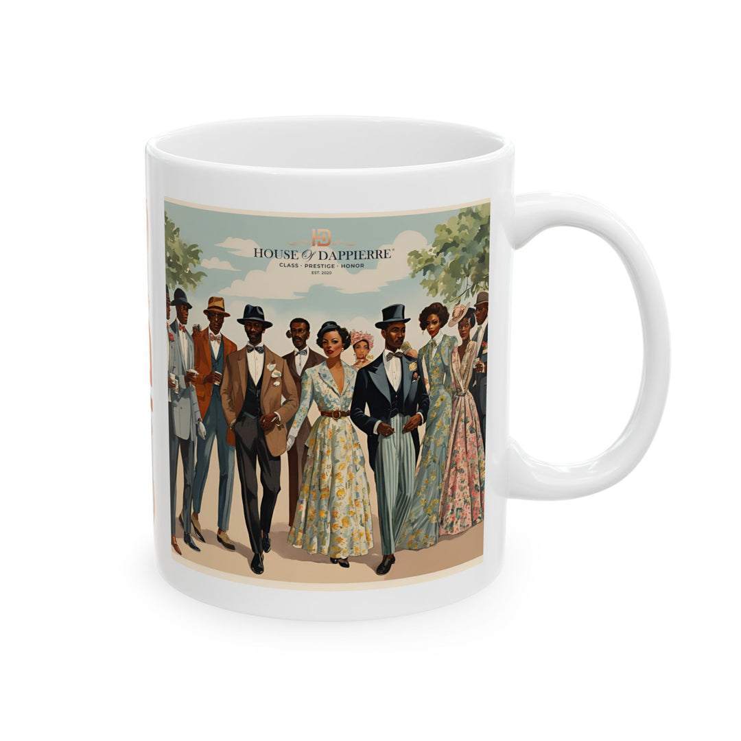 House of Dappierre EVERYDAY Collection Vintage-Inspired Ceramic Mug