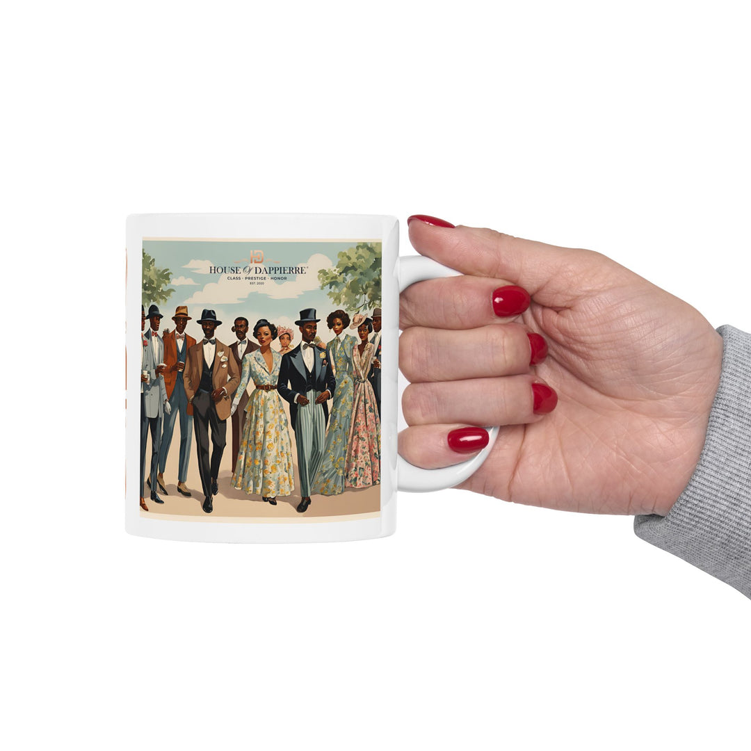 House of Dappierre EVERYDAY Collection Vintage-Inspired Ceramic Mug