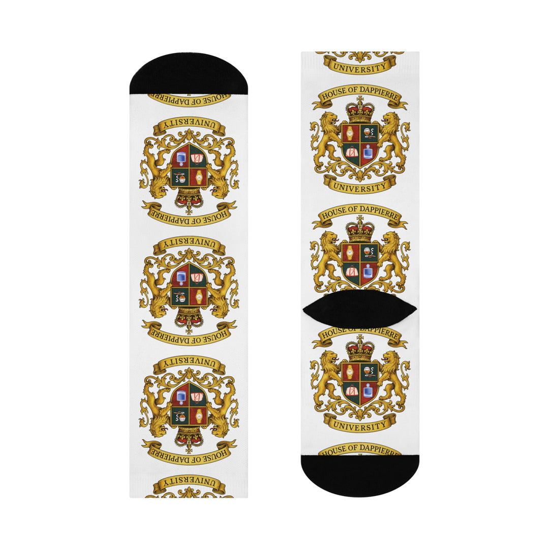 House of Dappierre University - Crested Crew Socks