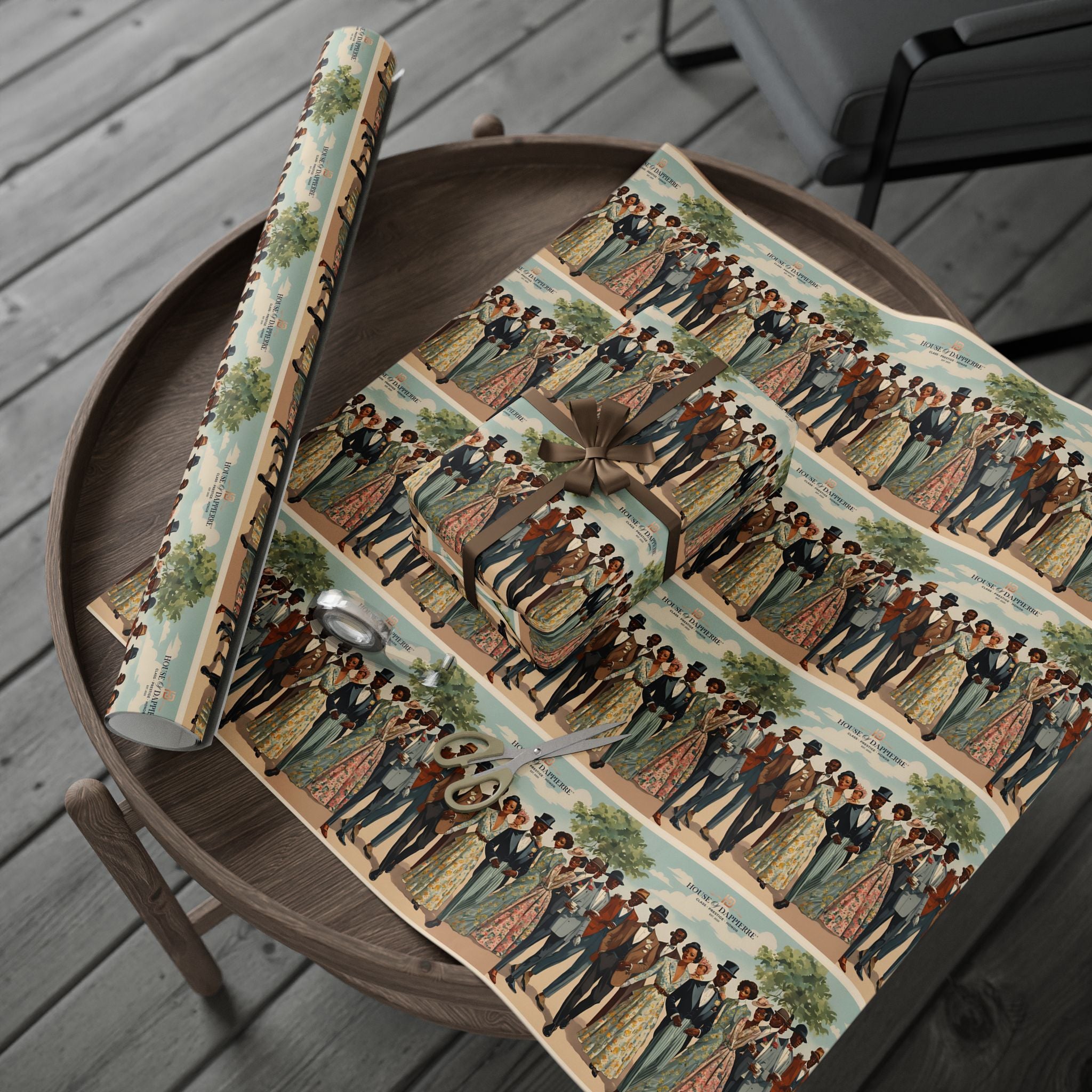 House of Dappierre EVERYDAY Retro Floral Dress Gift Wrap