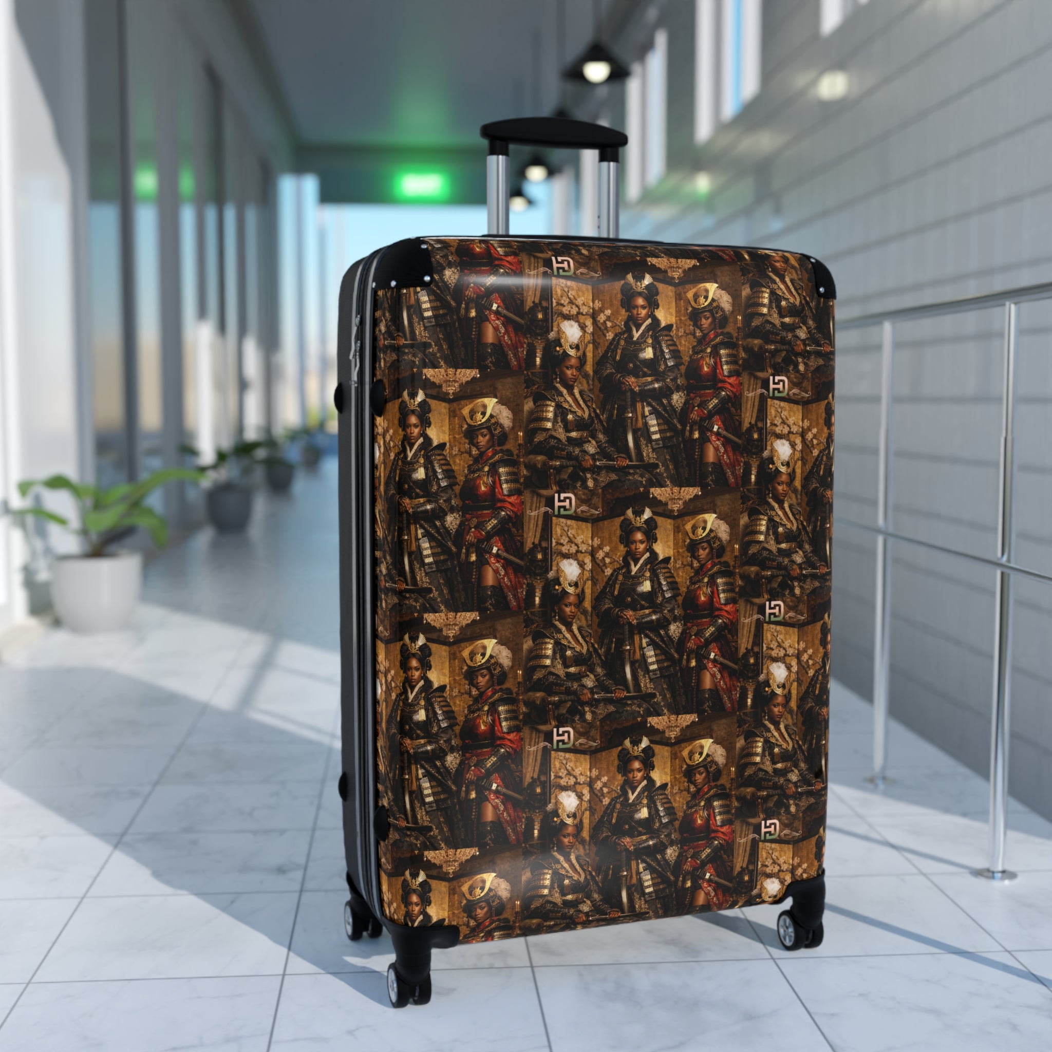 House of Dappierre EVERYDAY Collection Black Samurai Suitcase