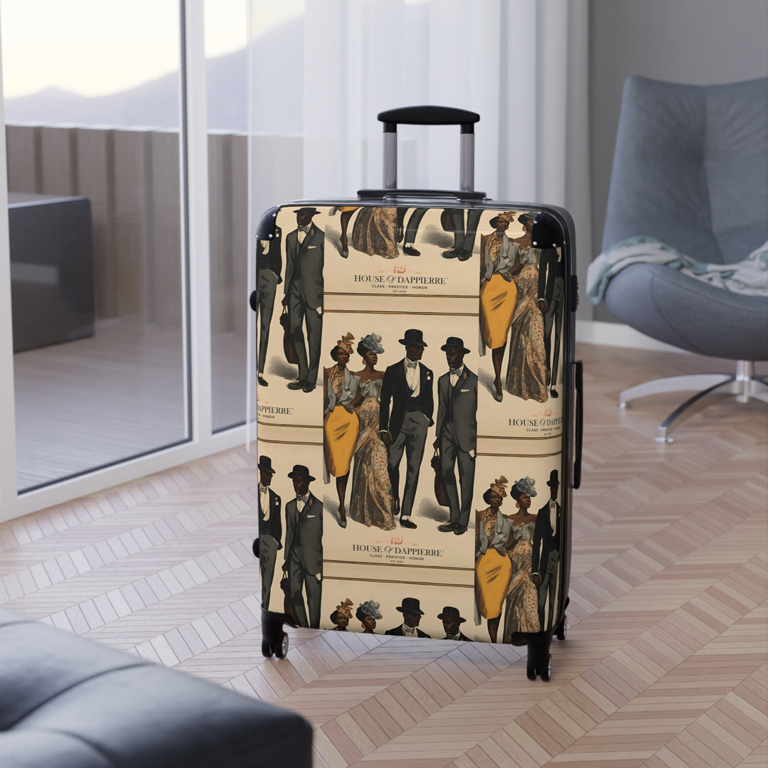 House of Dappierre EVERYDAY Collection Vintage-Inspired Travel Suitcase with Historical Design Volume II
