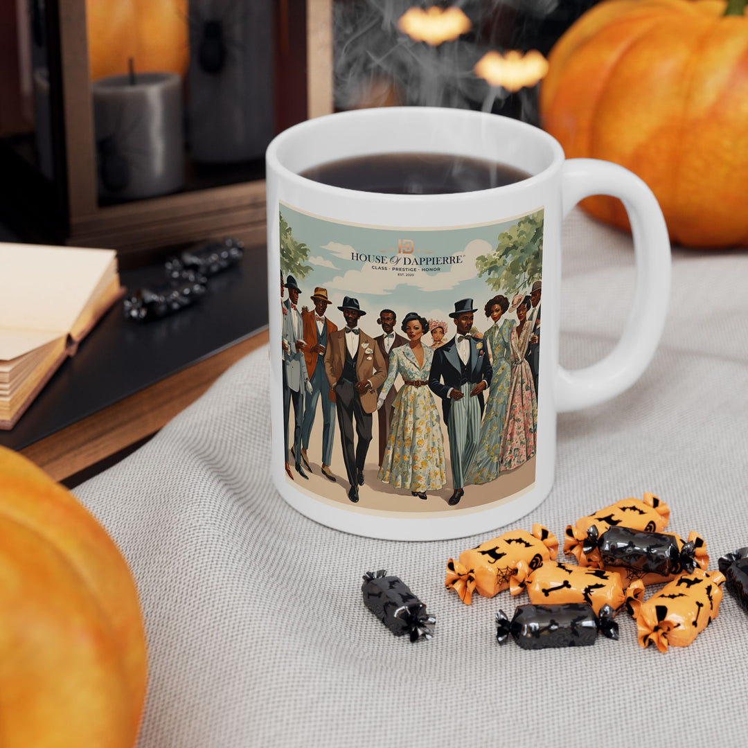 House of Dappierre EVERYDAY Collection Vintage-Inspired Ceramic Mug