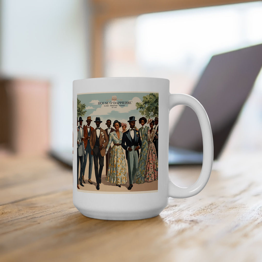House of Dappierre EVERYDAY Collection Vintage-Inspired Ceramic Mug