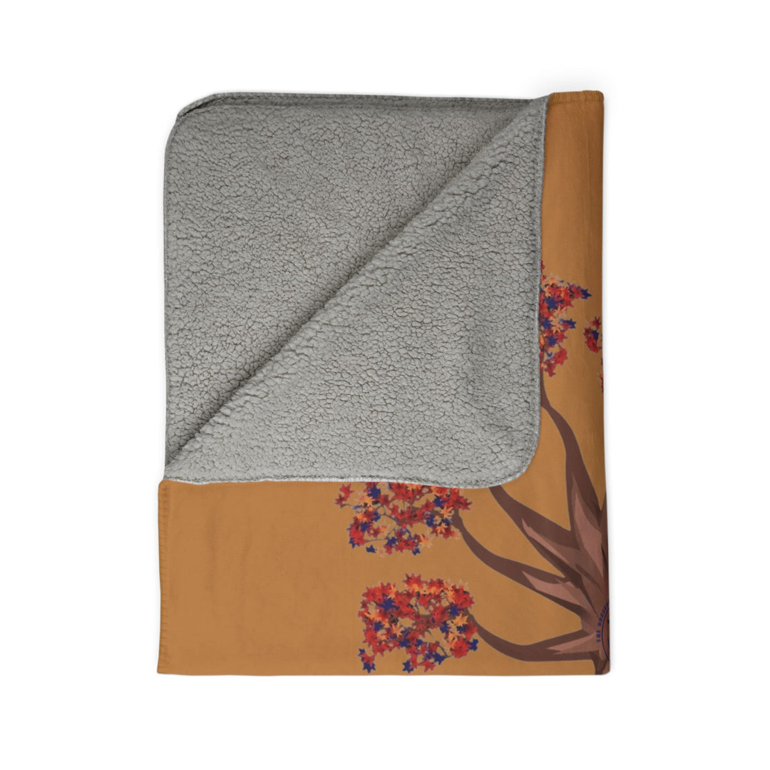 House of Dappierre HTG Tree Sherpa Blanket