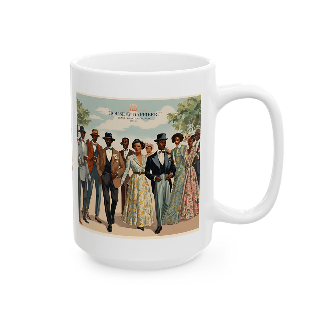 House of Dappierre EVERYDAY Collection Vintage-Inspired Ceramic Mug