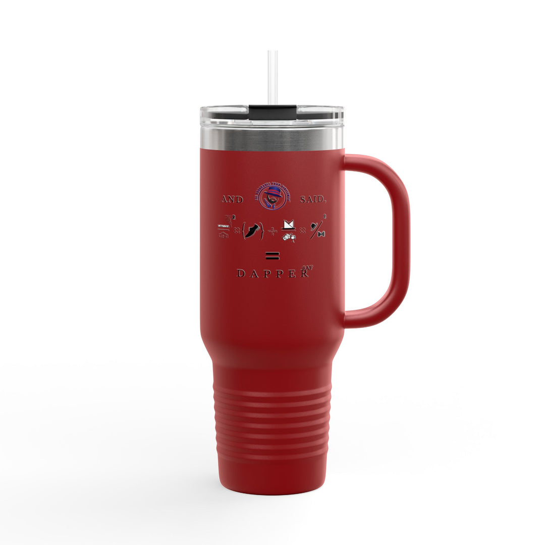 House of Dappierre Everyday Collection Insulated Travel Mug, 40oz, Perfect Gift for Coffee Lovers, Wedding Favors, Road Trips
