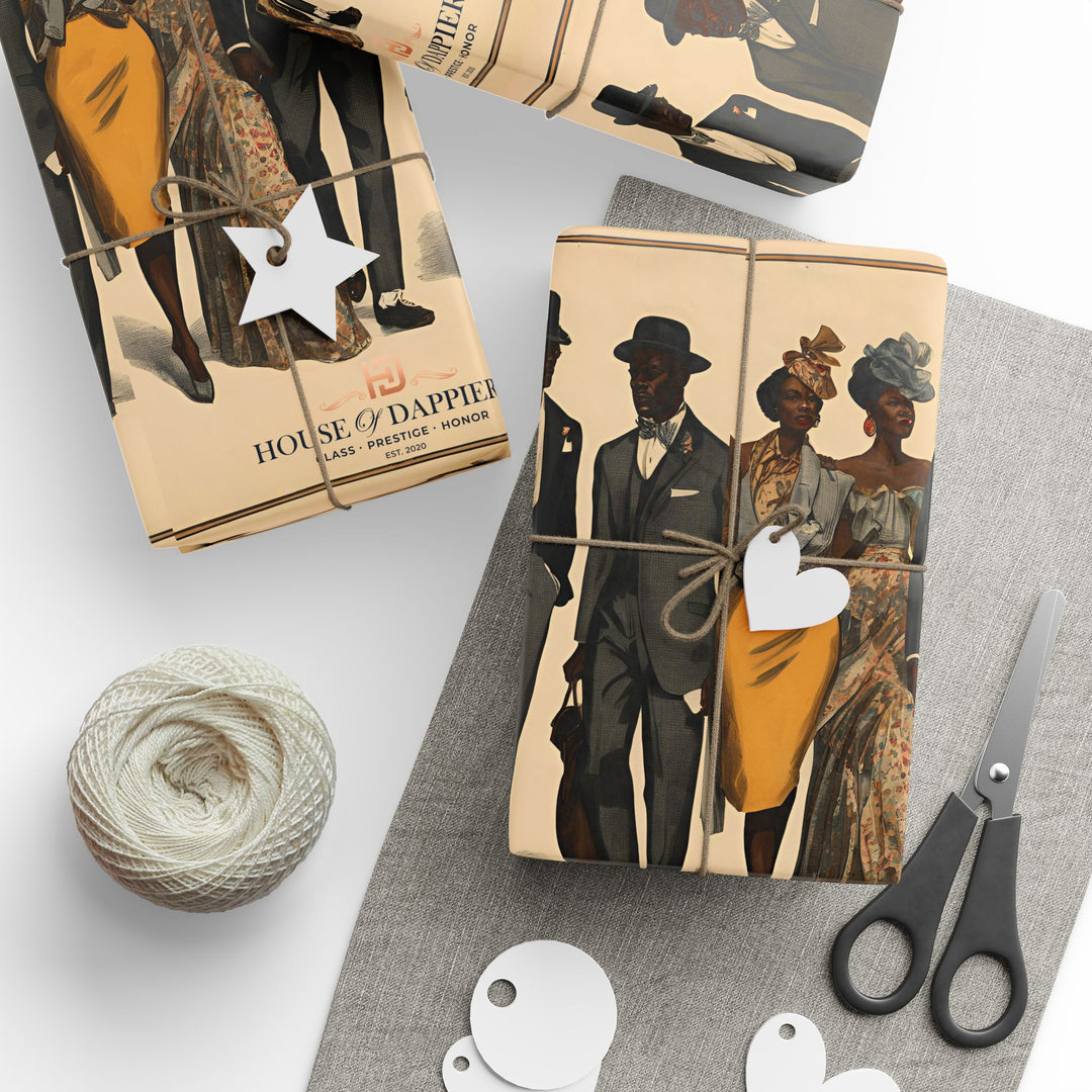 House of Dappierre EVERYDAY Abstract Marbled Gift Wrap