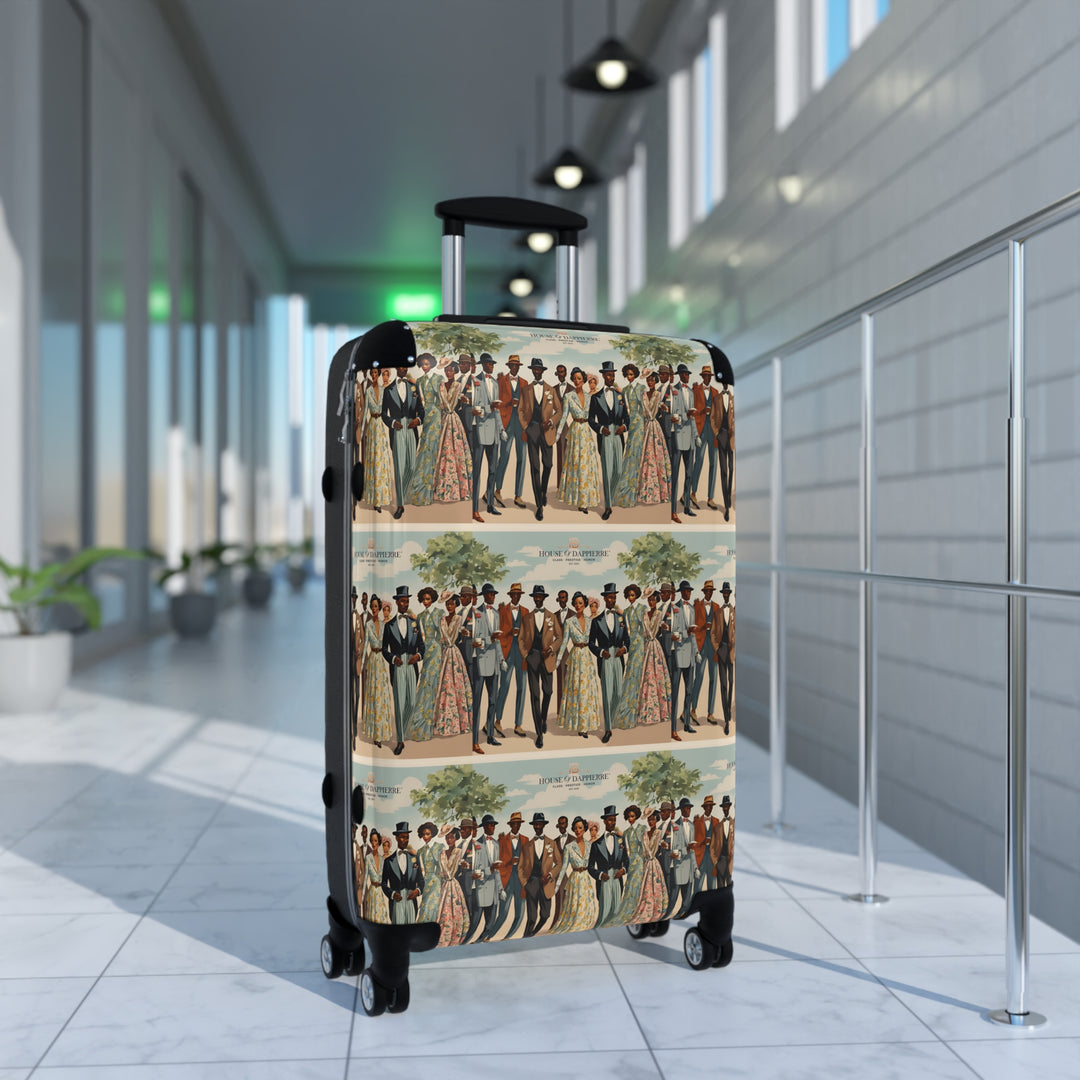 House of Dappierre EVERYDAY Collection Vintage-Inspired Travel Suitcase with Historical Design