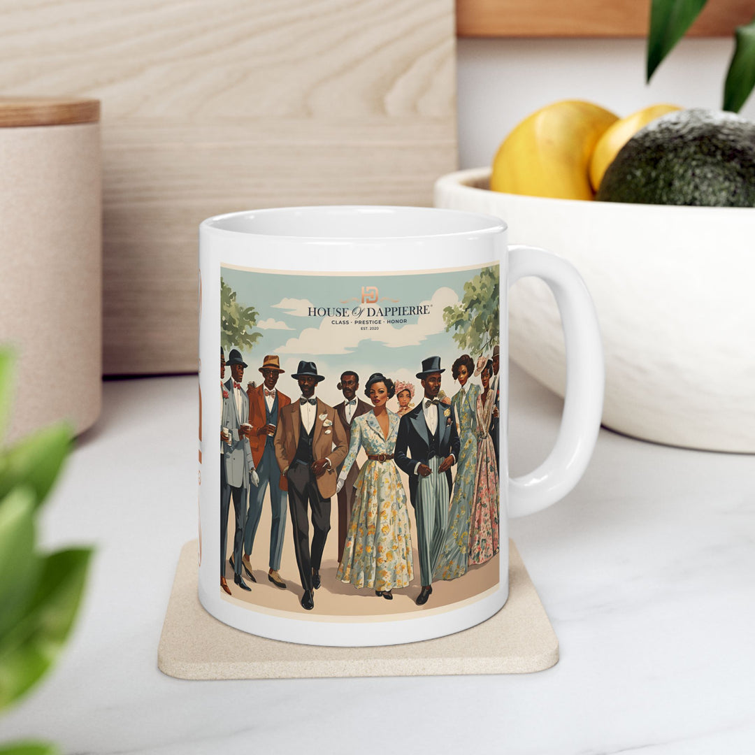 House of Dappierre EVERYDAY Collection Vintage-Inspired Ceramic Mug