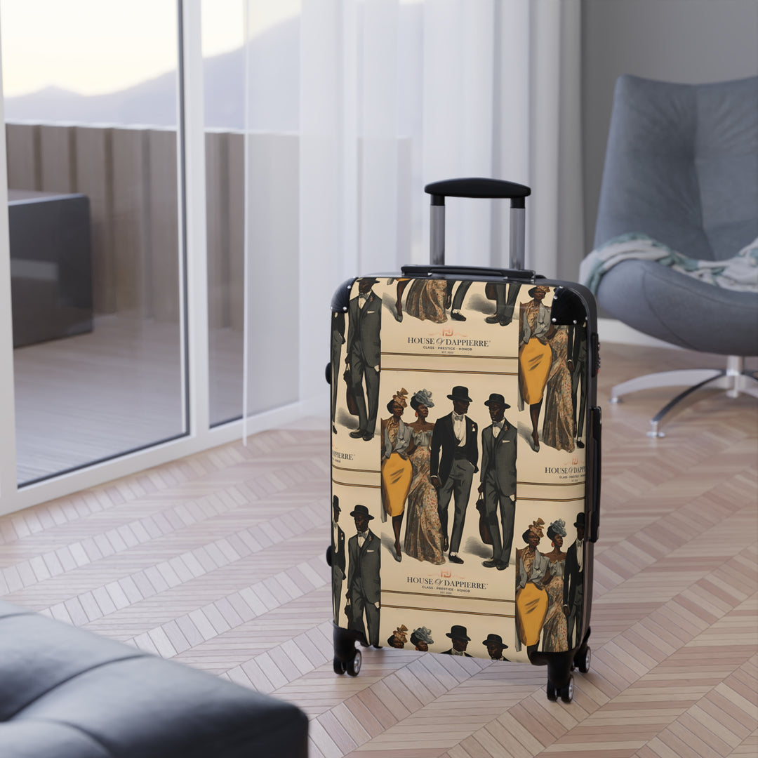 House of Dappierre EVERYDAY Collection Vintage-Inspired Travel Suitcase with Historical Design Volume II