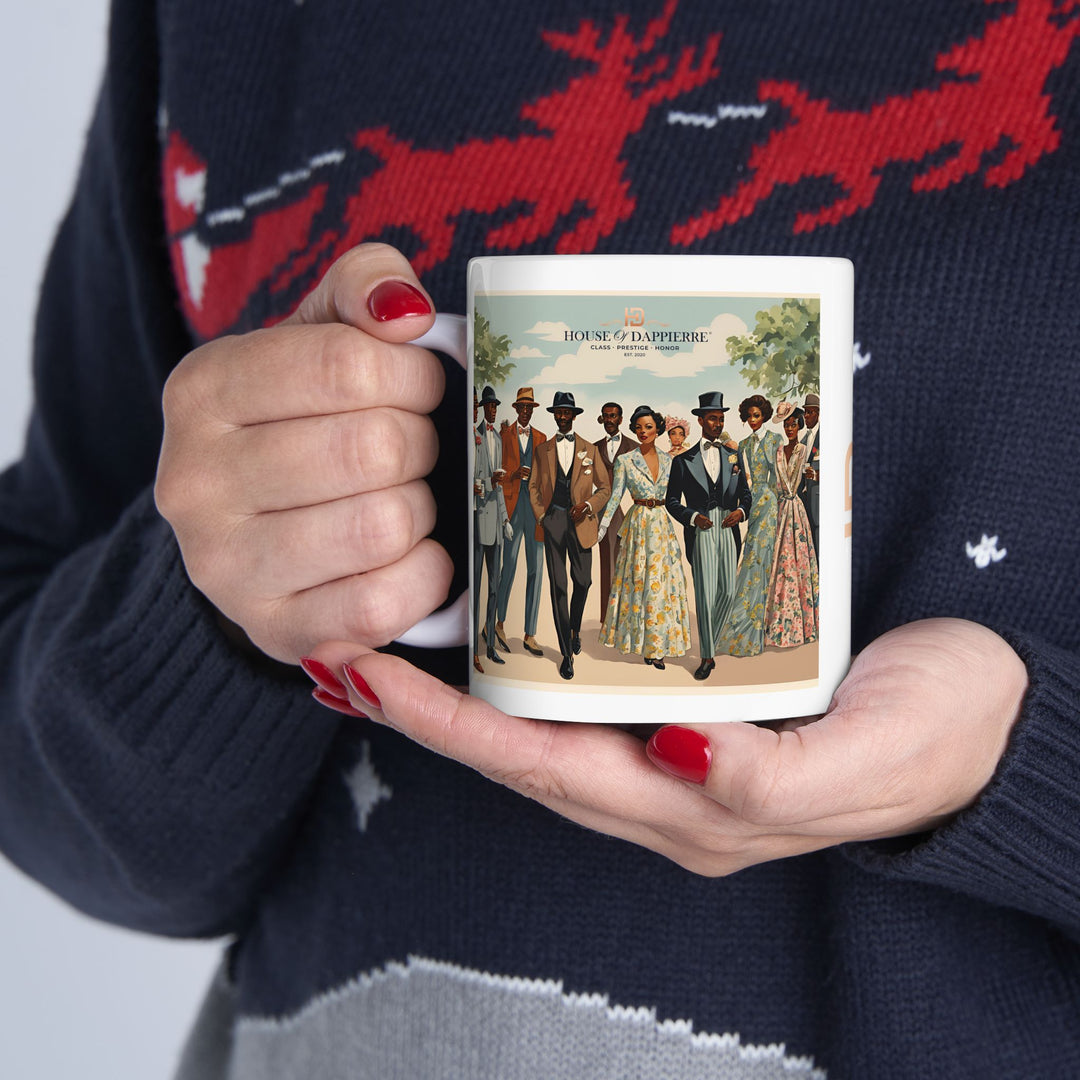 House of Dappierre EVERYDAY Collection Vintage-Inspired Ceramic Mug