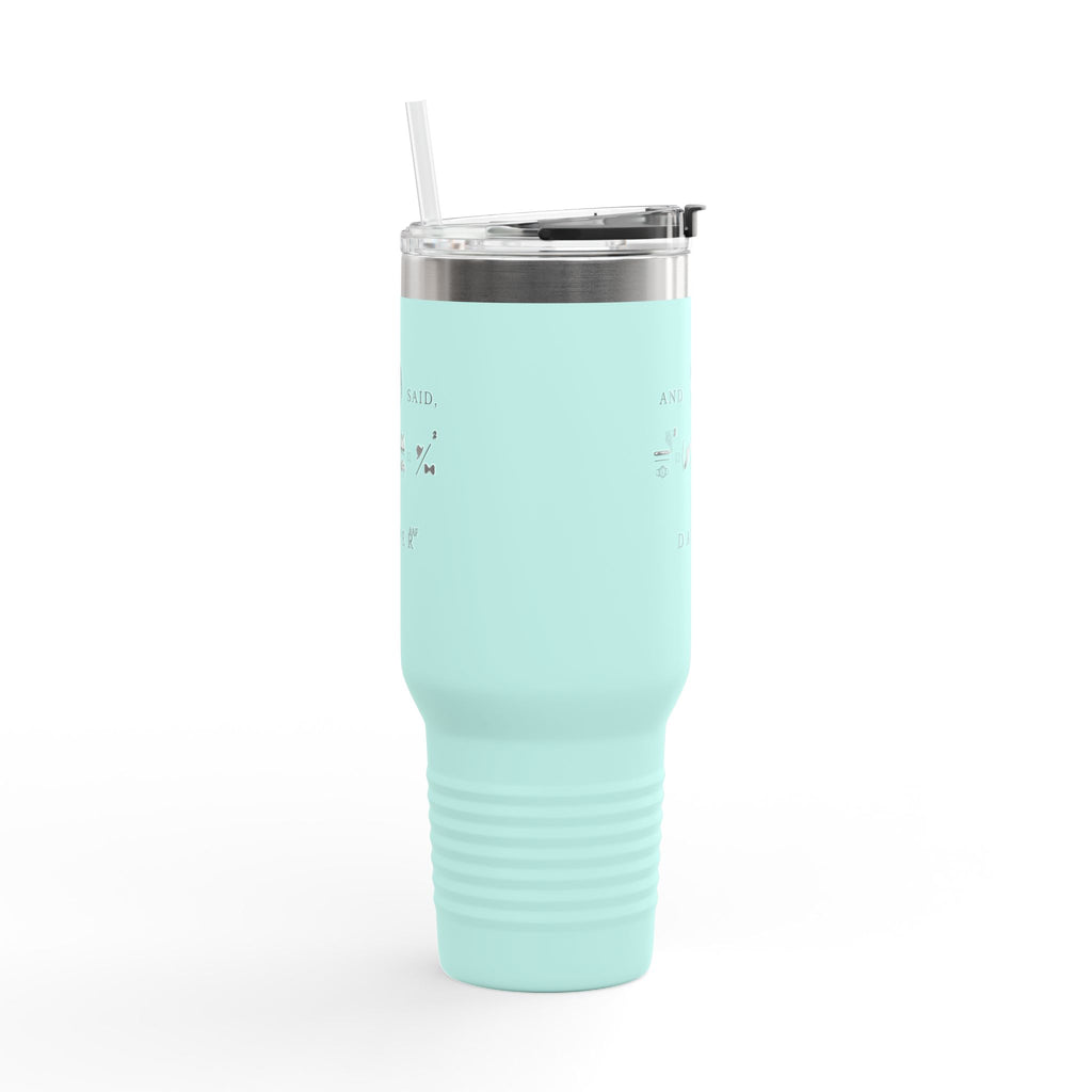 House of Dappierre Everyday Collection Insulated Travel Mug, 40oz, Perfect Gift for Coffee Lovers, Wedding Favors, Road Trips